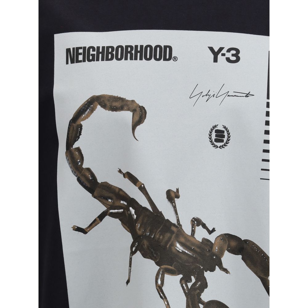 Y-3 Black Cotton T-Shirt