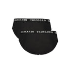 Trussardi Black Cotton Underwear
