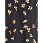 Forte_Forte Black Polyamide Midi Skirt