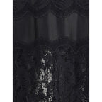 Rabanne Black Polyamide Long Dress