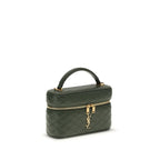 Saint Laurent Green Calf Leather Bos Taurus Handbag