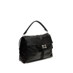Fendi Black Calf Leather Bos Taurus Shoulder Bag