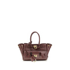 Balenciaga Bordeaux Calf Leather Bos Taurus Shoulder Bag