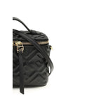Fendi Black Calf Leather Bos Taurus Shoulder Bag