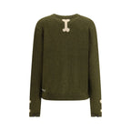 Baziszt Bicolor Alpaca Vicugna Pacos Cardigan