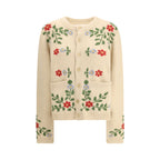 Baziszt Beige Alpaca Vicugna Pacos Cardigan