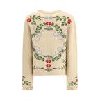 Baziszt Beige Alpaca Vicugna Pacos Cardigan