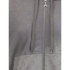 Marine Serre Gray Cotton Sweatshirt