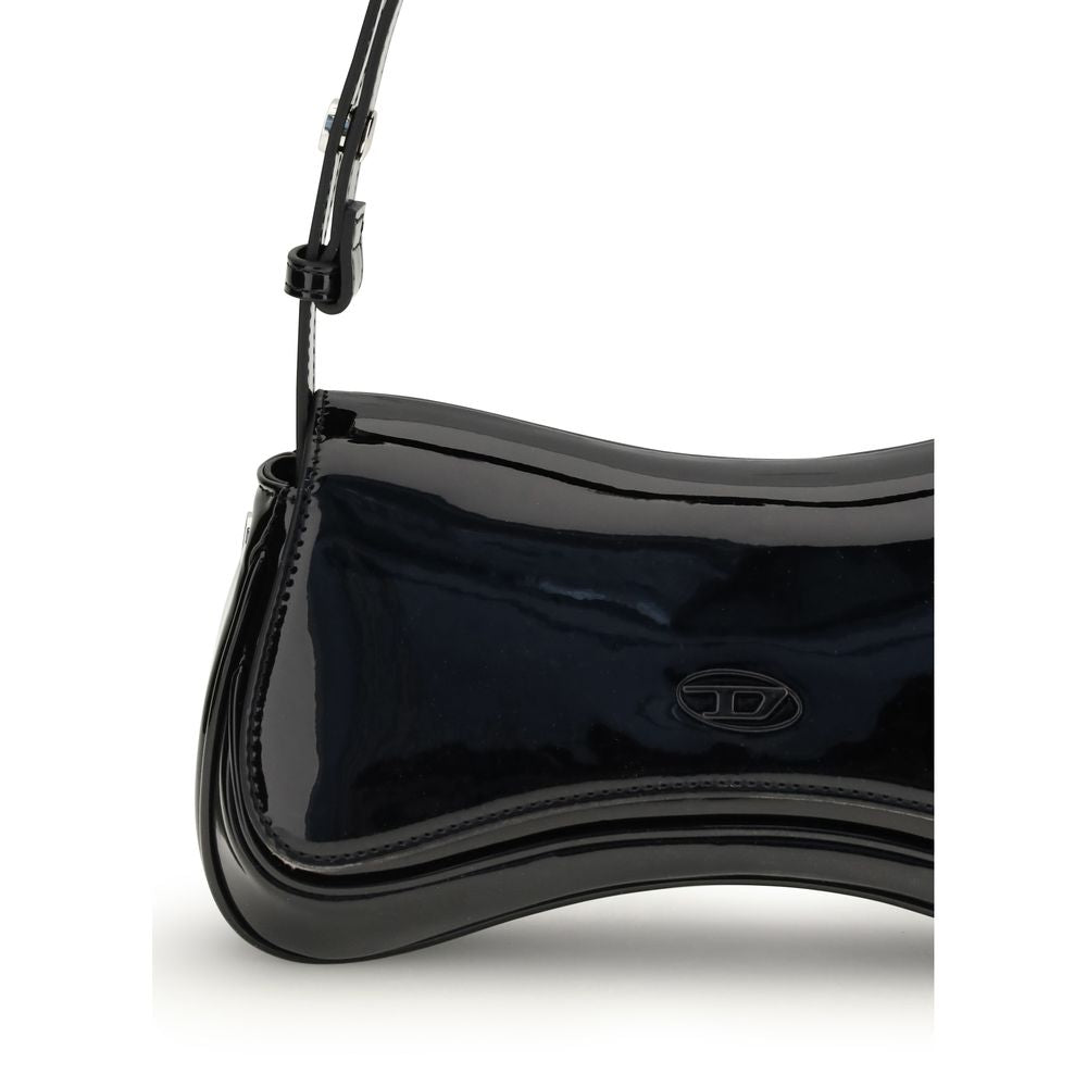 Diesel Black Polyethylene Clutch Bag