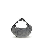 Diesel Silver Cotton Shoulder Bag