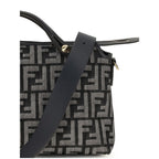 Fendi Blue Cotton Shoulder Bag