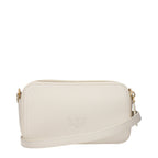 PINKO Beige Leather Crossbody Bag