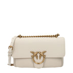 PINKO Beige Leather Crossbody Bag