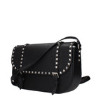 Valentino Garavani Black Leather Crossbody Bag