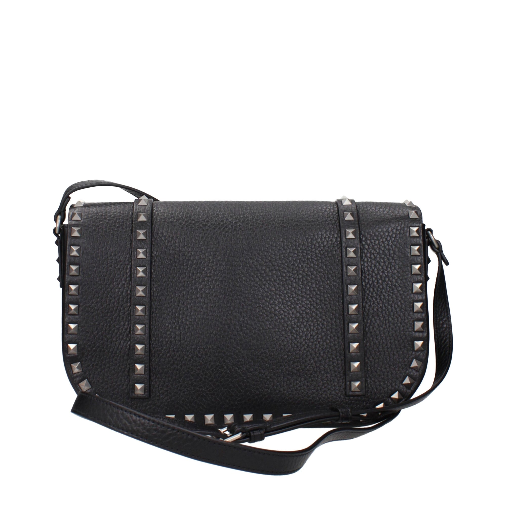Valentino Garavani Black Leather Crossbody Bag