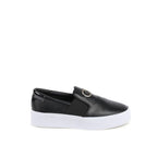 Calvin Klein Black Leather Platform Sneakers