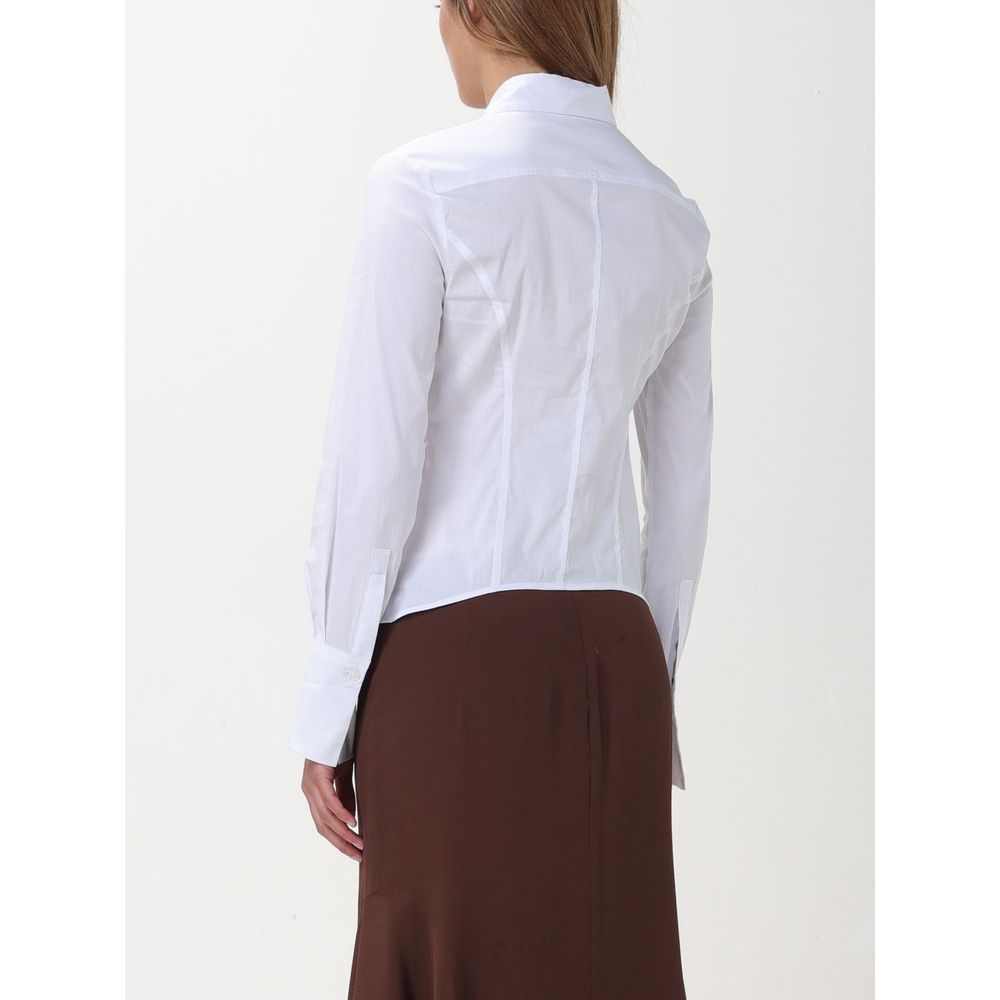 PINKO White Cotton Dress Shirt
