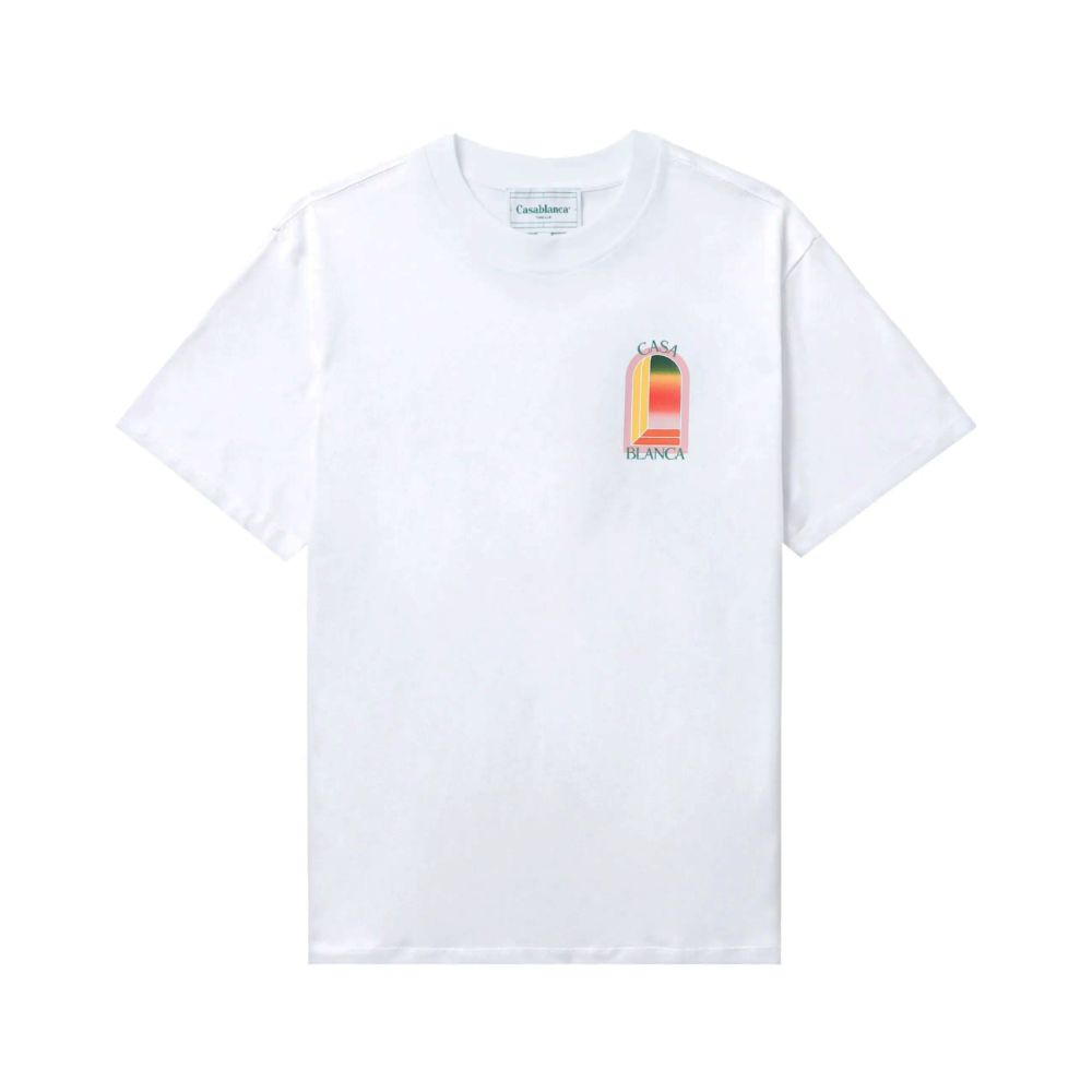 Casablanca White Cotton T-Shirt