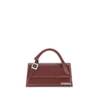 Jacquemus Bordeaux Calf Leather Bos Taurus Handbag