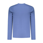 Coveri Moving Blue Cotton Men T-Shirt