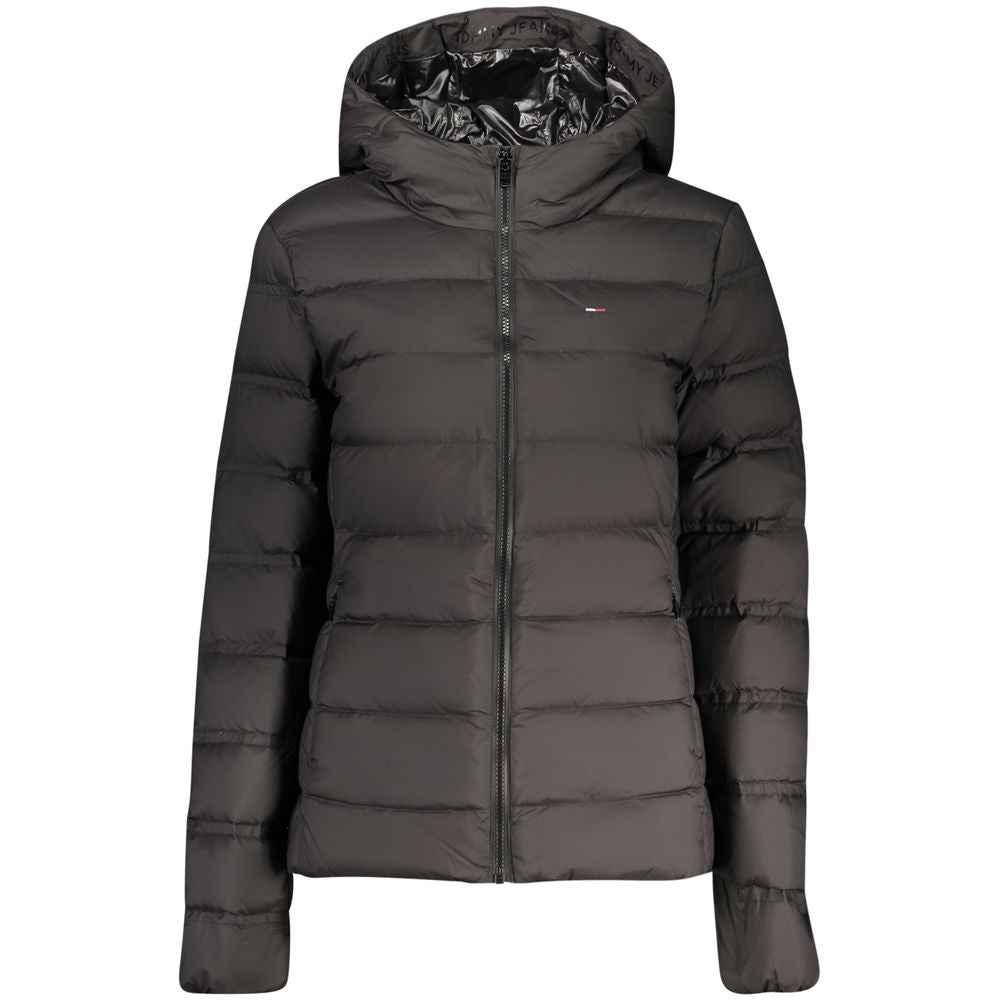 Tommy Hilfiger Black Recycled Polyester Women Jacket
