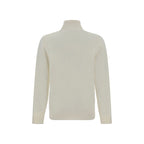 Brunello Cucinelli White Cashmere Cashmere Sweater