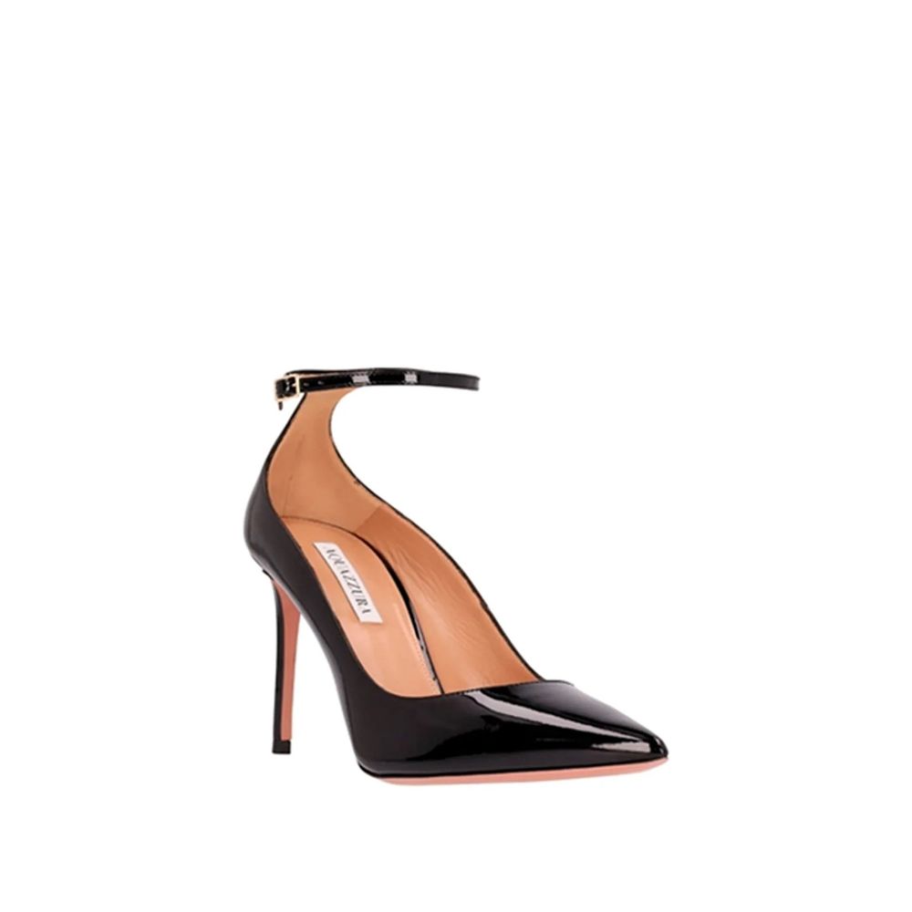 Aquazzura Black Calfskin High Heel Pumps