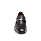 Salvatore Ferragamo Black Calfskin Slip-On Loafers