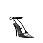 The Attico Black Pvc High Heel Pumps
