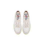 Autry White Leather Low Top Sneakers