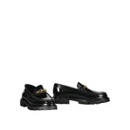 Celine Black Calfskin Slip-On Loafers
