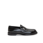 Dolce & Gabbana Black Calfskin Slip-On Loafers