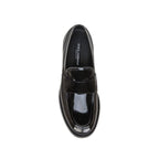 Dolce & Gabbana Black Calfskin Slip-On Loafers