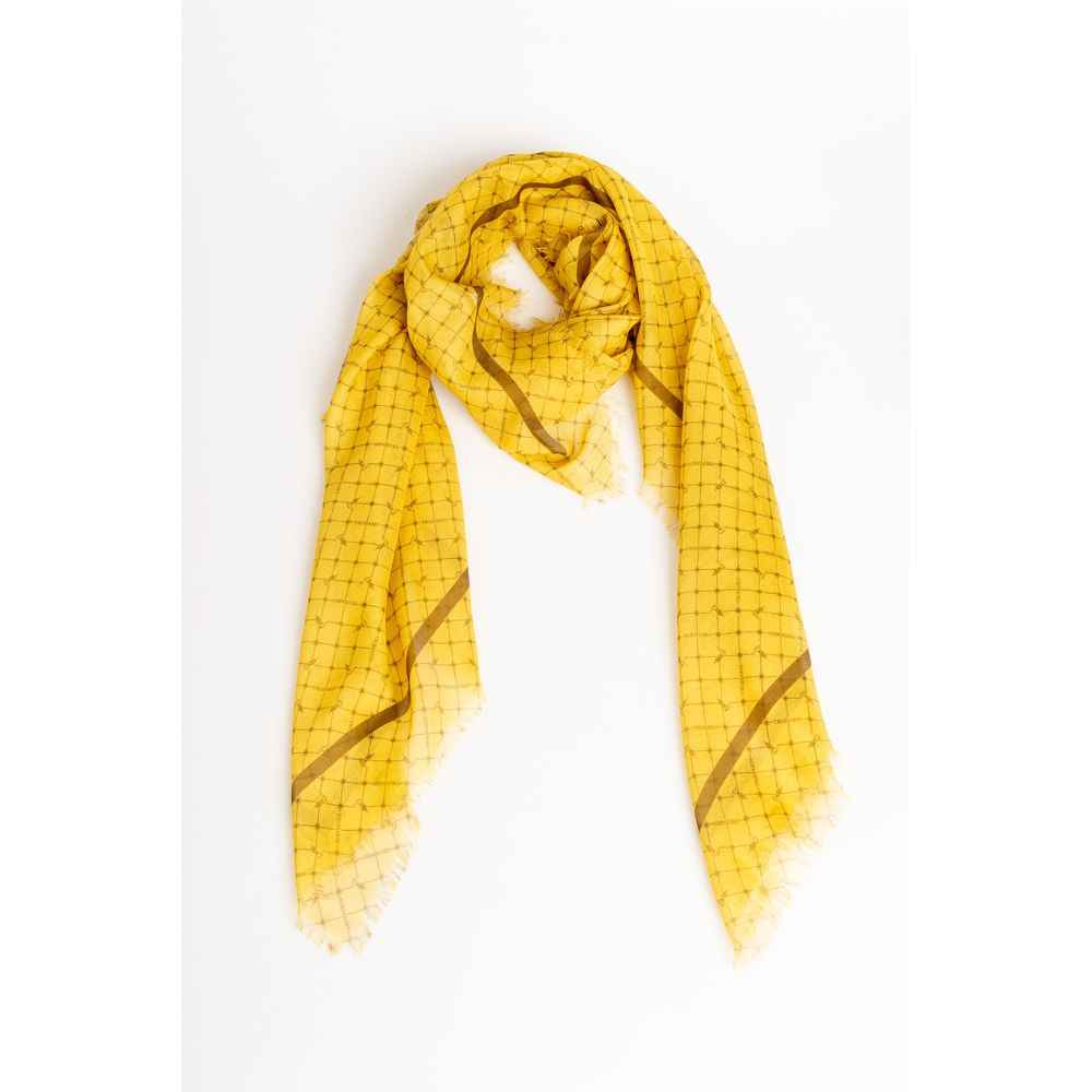 Trussardi Yellow Modal Women Scarf