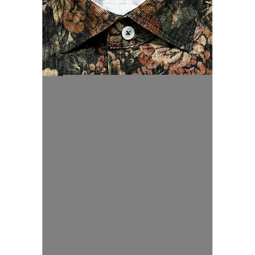 Bagutta Multicolor Cotton Men Shirt