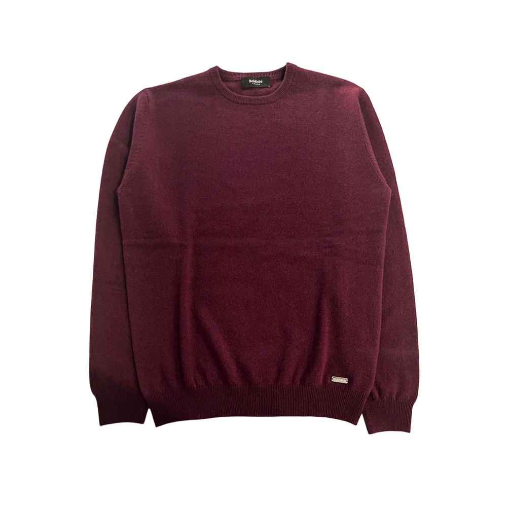 Baldinini Trend Red Cashmere Sweater