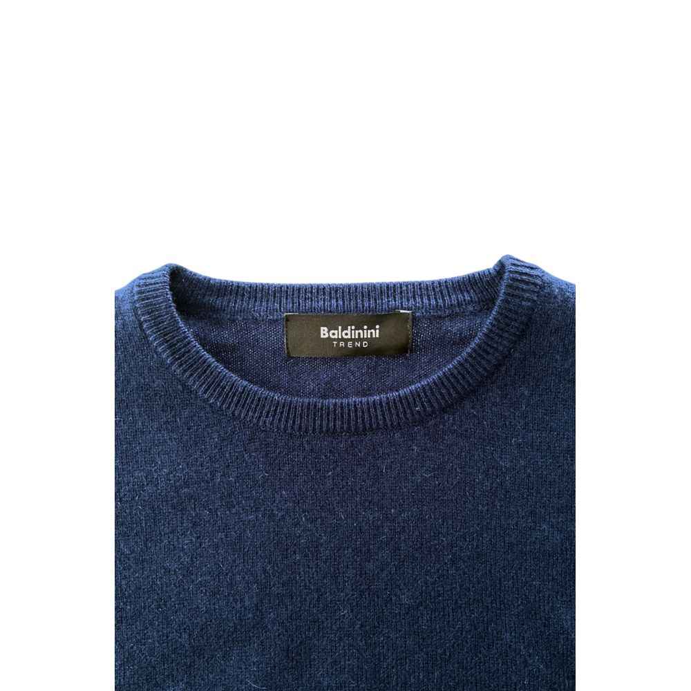 Baldinini Trend Blue Cashmere Sweater