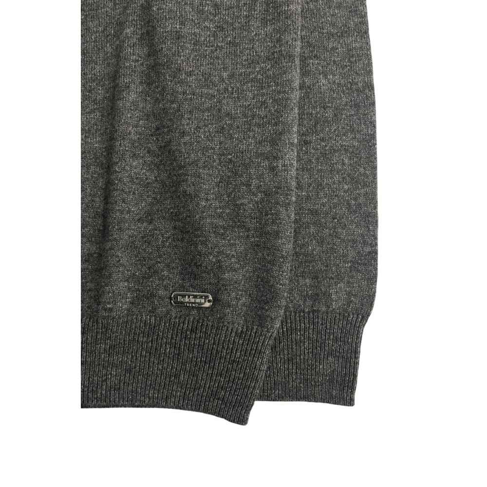Baldinini Trend Gray Cashmere Sweater