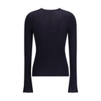 Cruna Blue Wool Sweater