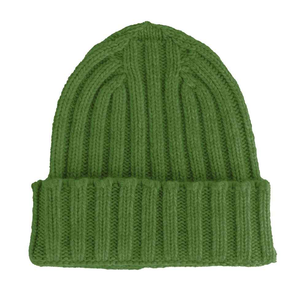 Made in Italy Green Cashmere Hat