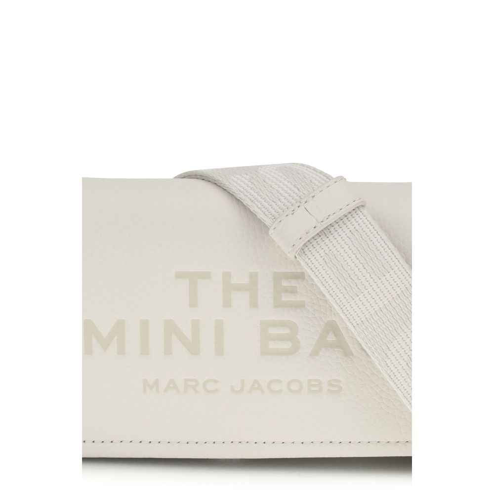 Marc Jacobs White Calf Leather Bos Taurus Shoulder Bag