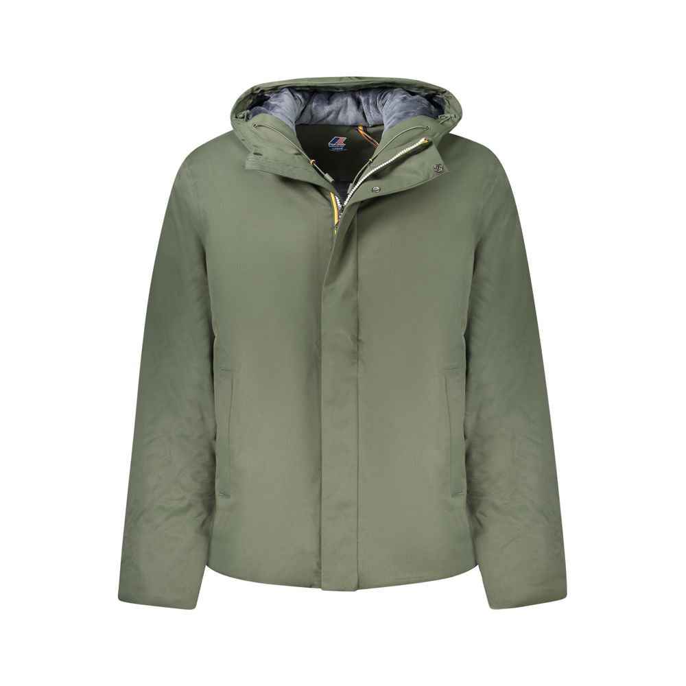 K-WAY Green Polyester Jackets & Coat