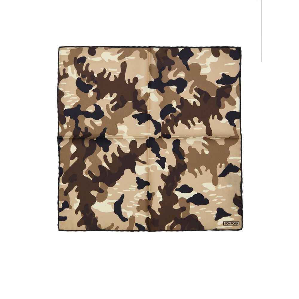 Tom Ford Beige Silk Clutch Bag