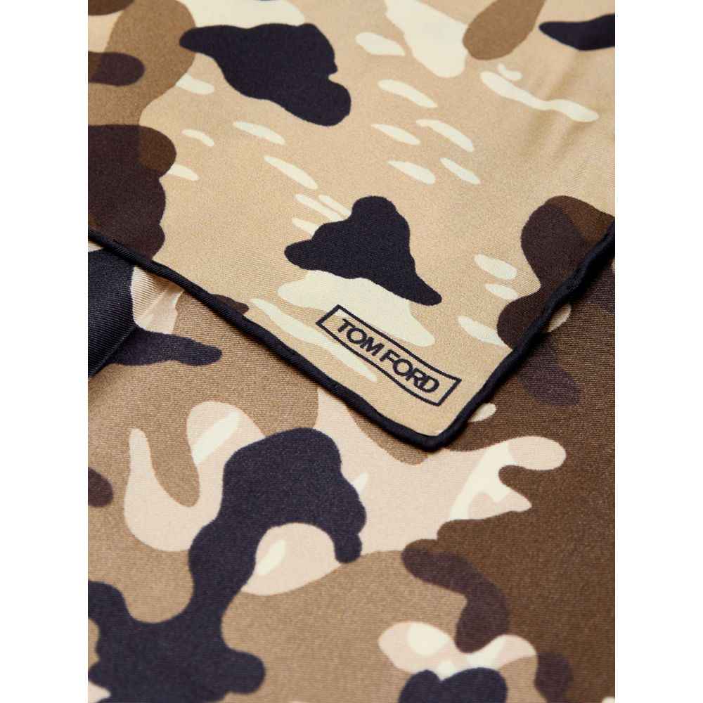 Tom Ford Beige Silk Clutch Bag