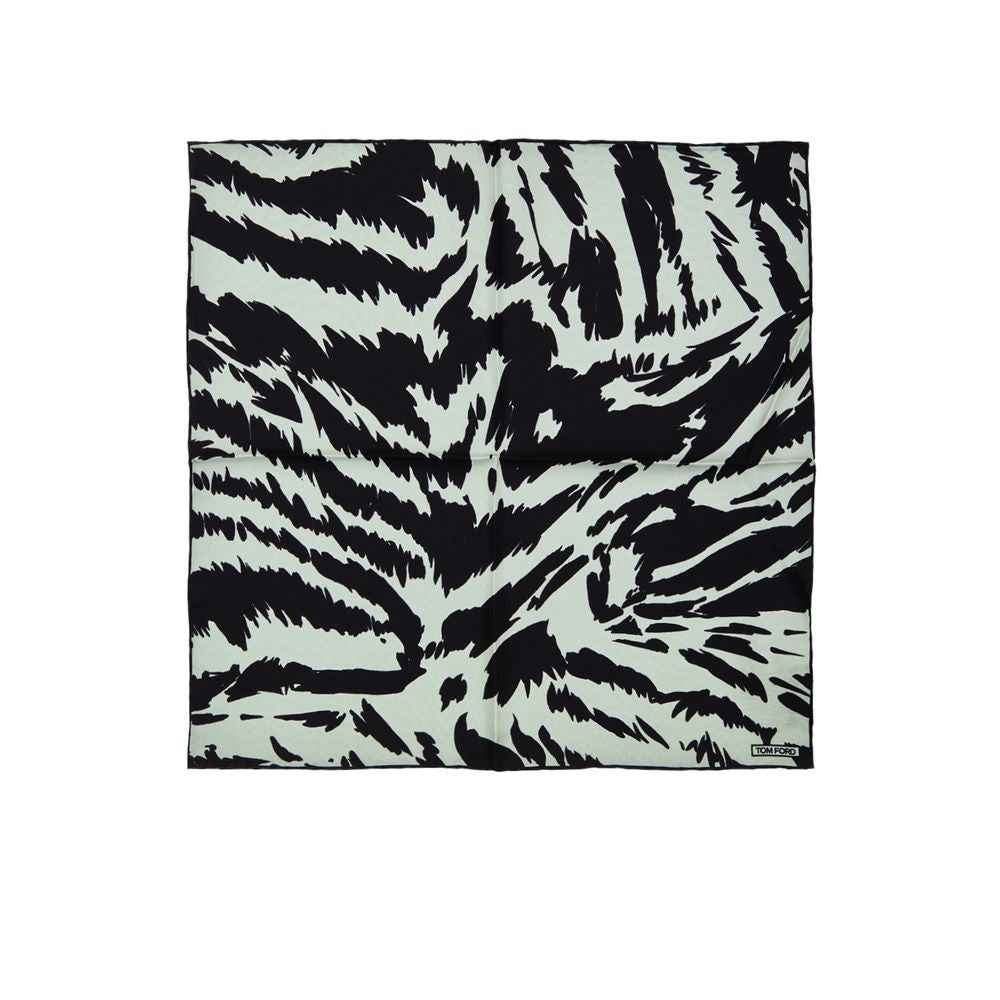 Tom Ford Gray Silk Clutch Bag