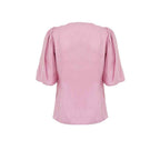 Ganni Pink Satin Tank Tops