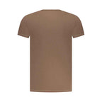 Aeronautica Militare Marrone Cotton Men T-Shirt