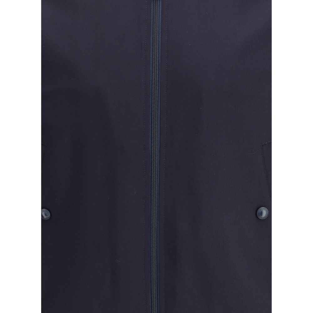 Thom Browne Blue Wool Bomber