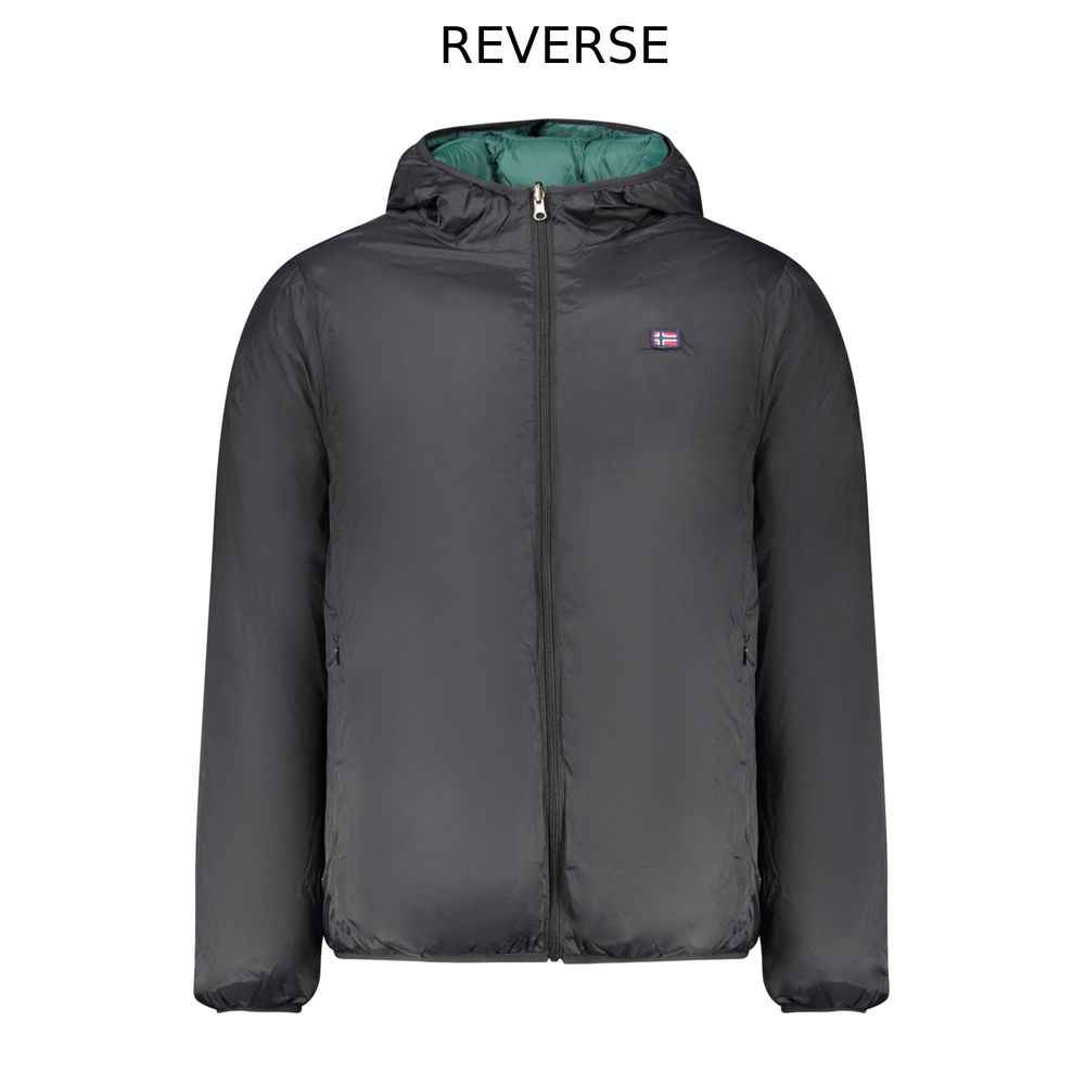 Norway 1963 Black Polyester Men's Reversible Jacket
