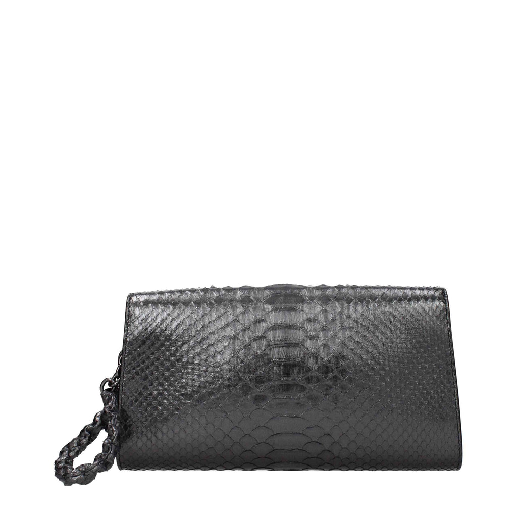 Tom Ford Gray Skin Clutch Bag